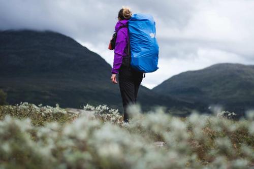 klara looking at the mountains 