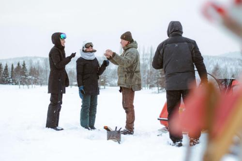 niklas showing the fishing rod