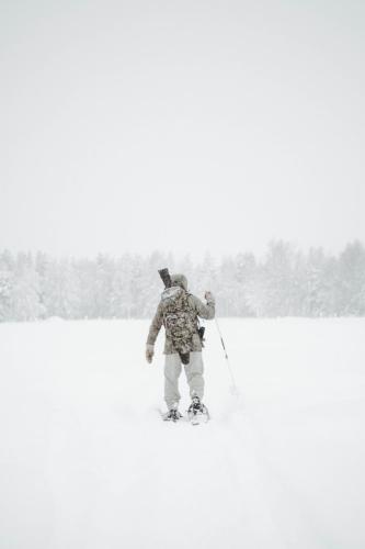 niklas walking in snow