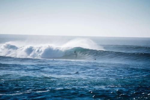 man surfing
