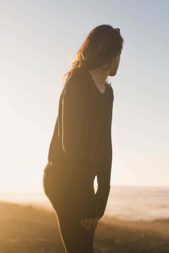 giulia in the sunset